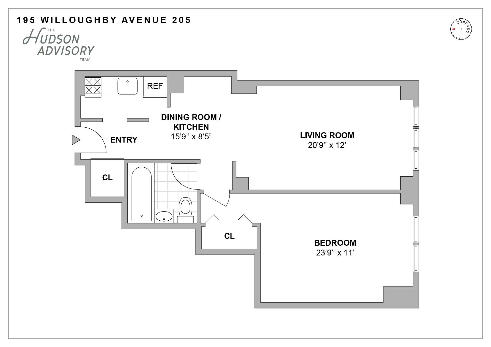 195 Willoughby Avenue #205, Clinton Hill, Brooklyn, NY 11205 - Property photo 2 of 12