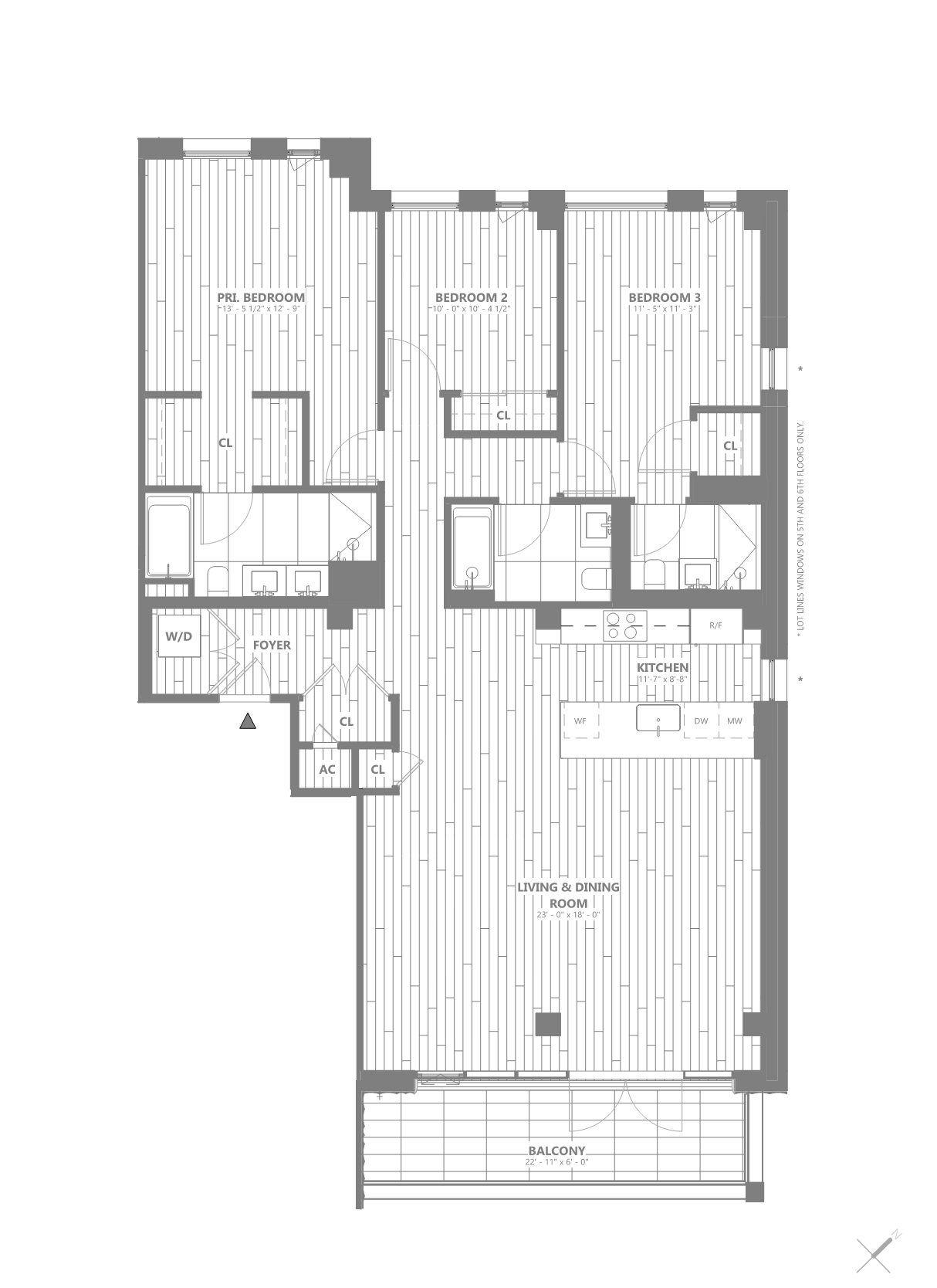 179 North 10th Street #4C, Williamsburg, Brooklyn, NY 11211 - Property photo 3 of 13