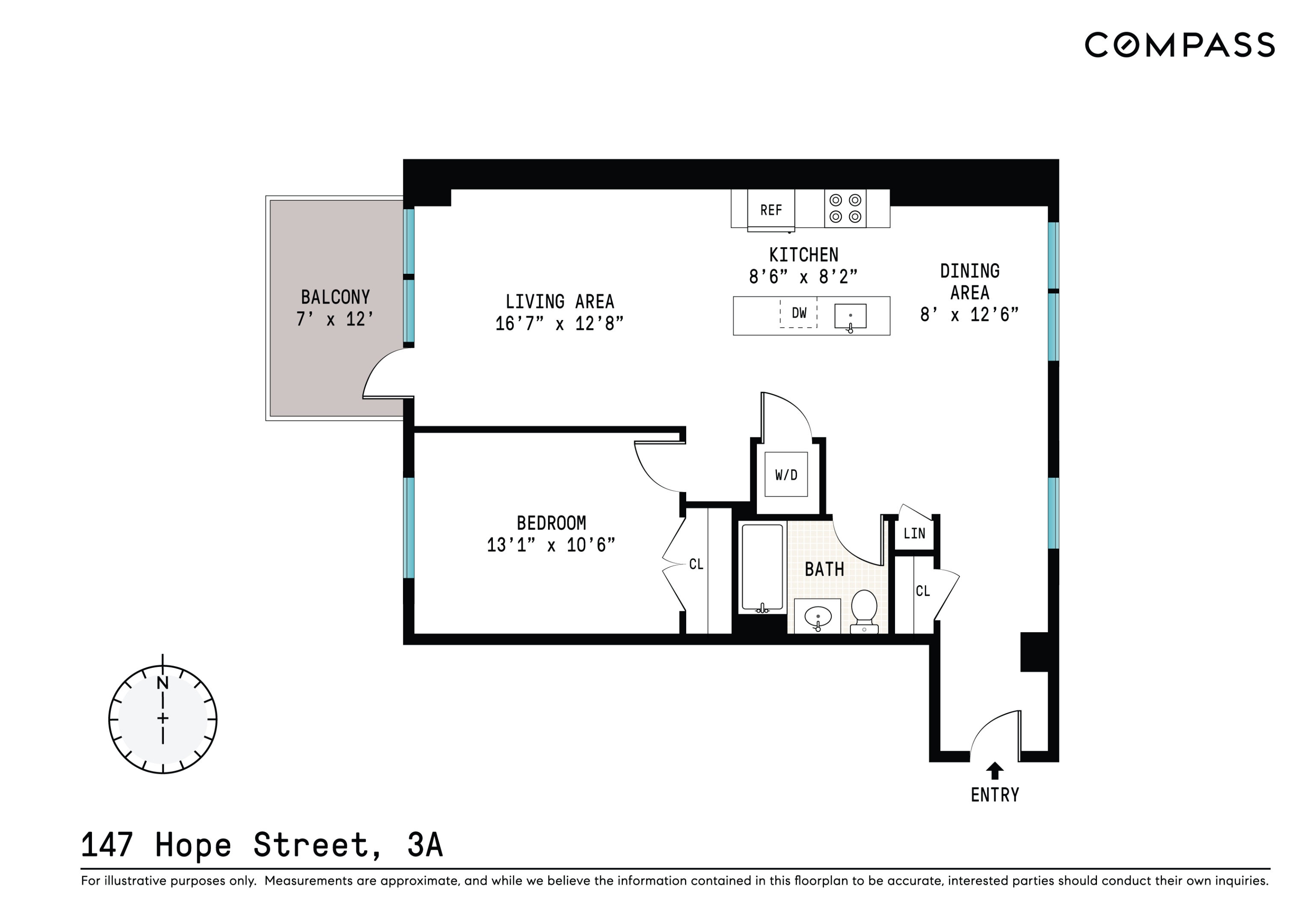 147 Hope Street #3A, Williamsburg, Brooklyn, NY 11211 - Property photo 2 of 14