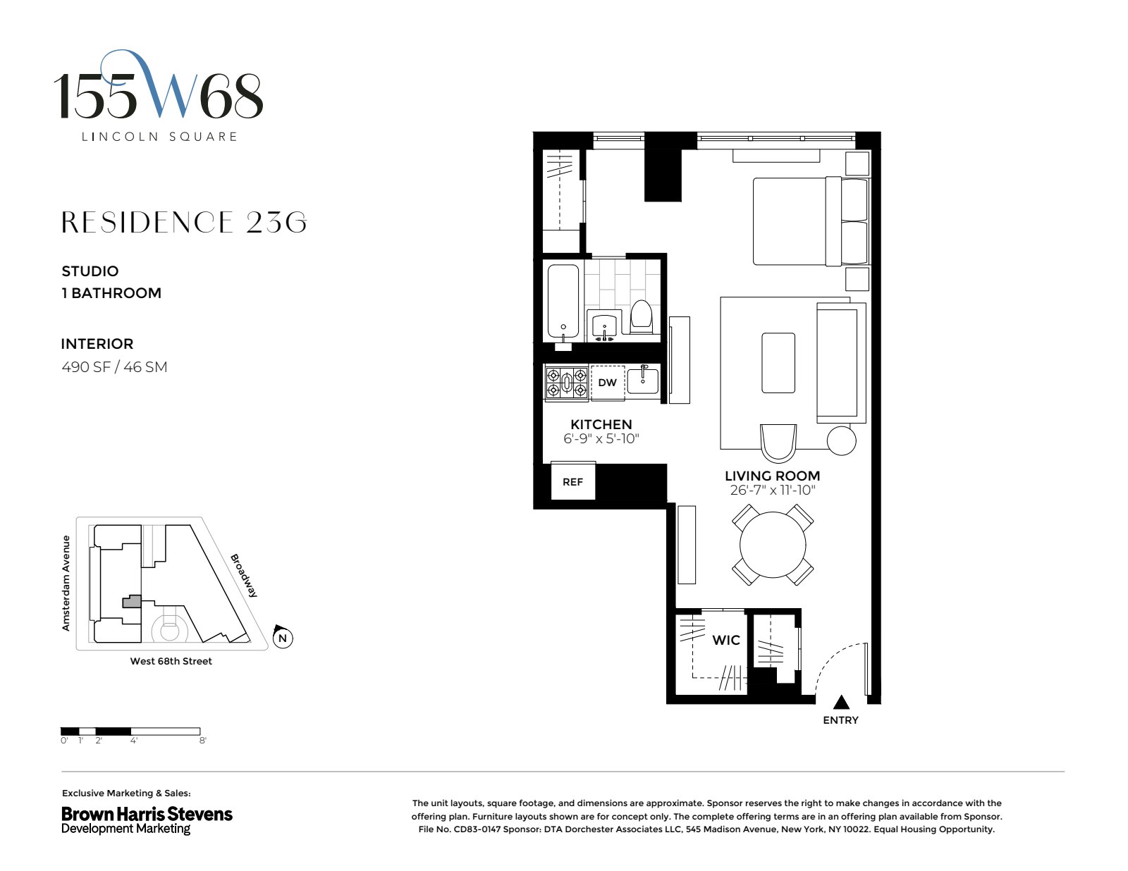 155 West 68th Street #23G, Lincoln Square, Manhattan, NY 10023 - Property photo 2 of 17