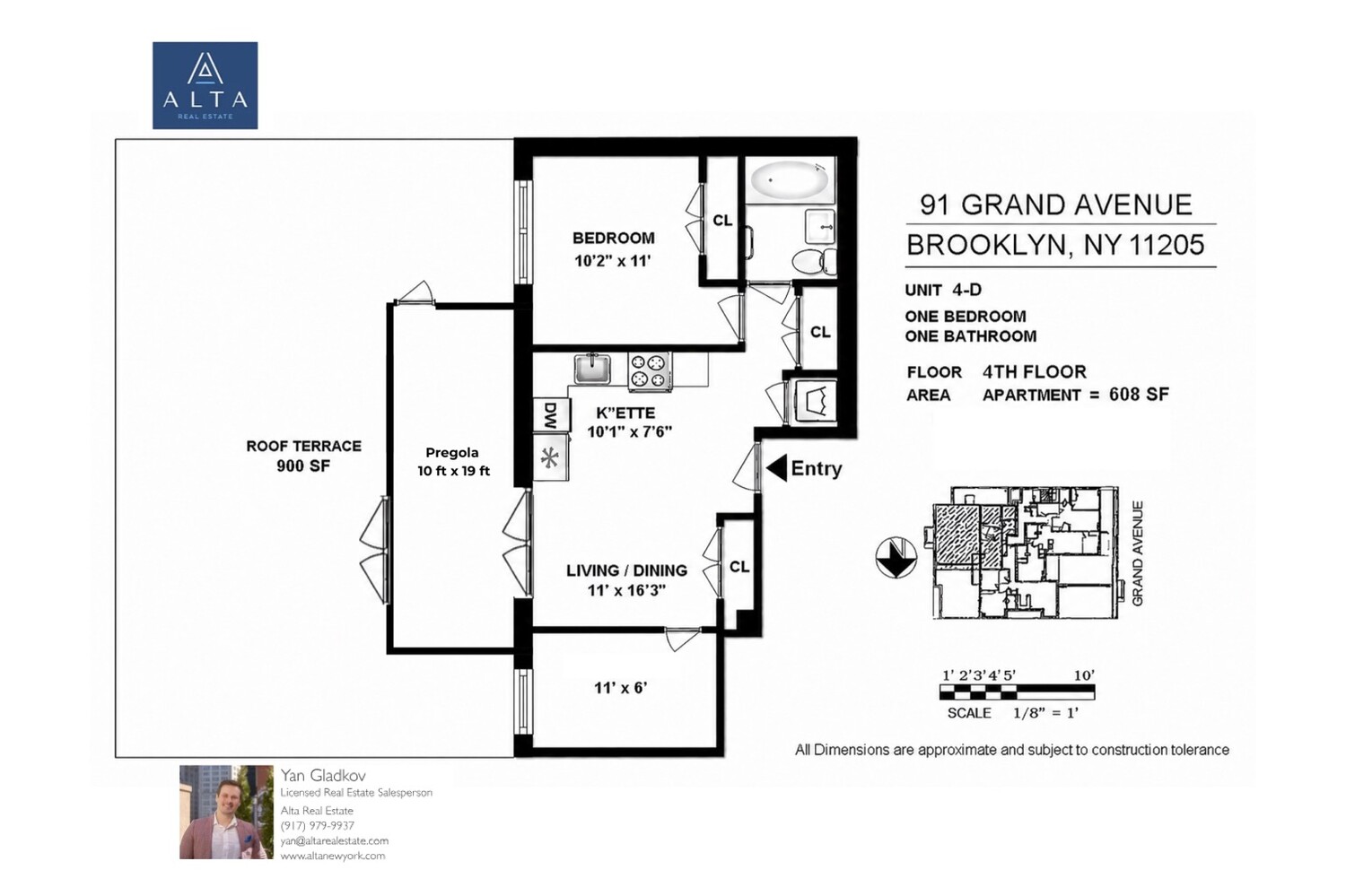 91 GRAND Avenue #4D, Clinton Hill, Brooklyn, NY 11205 - Property photo 2 of 48