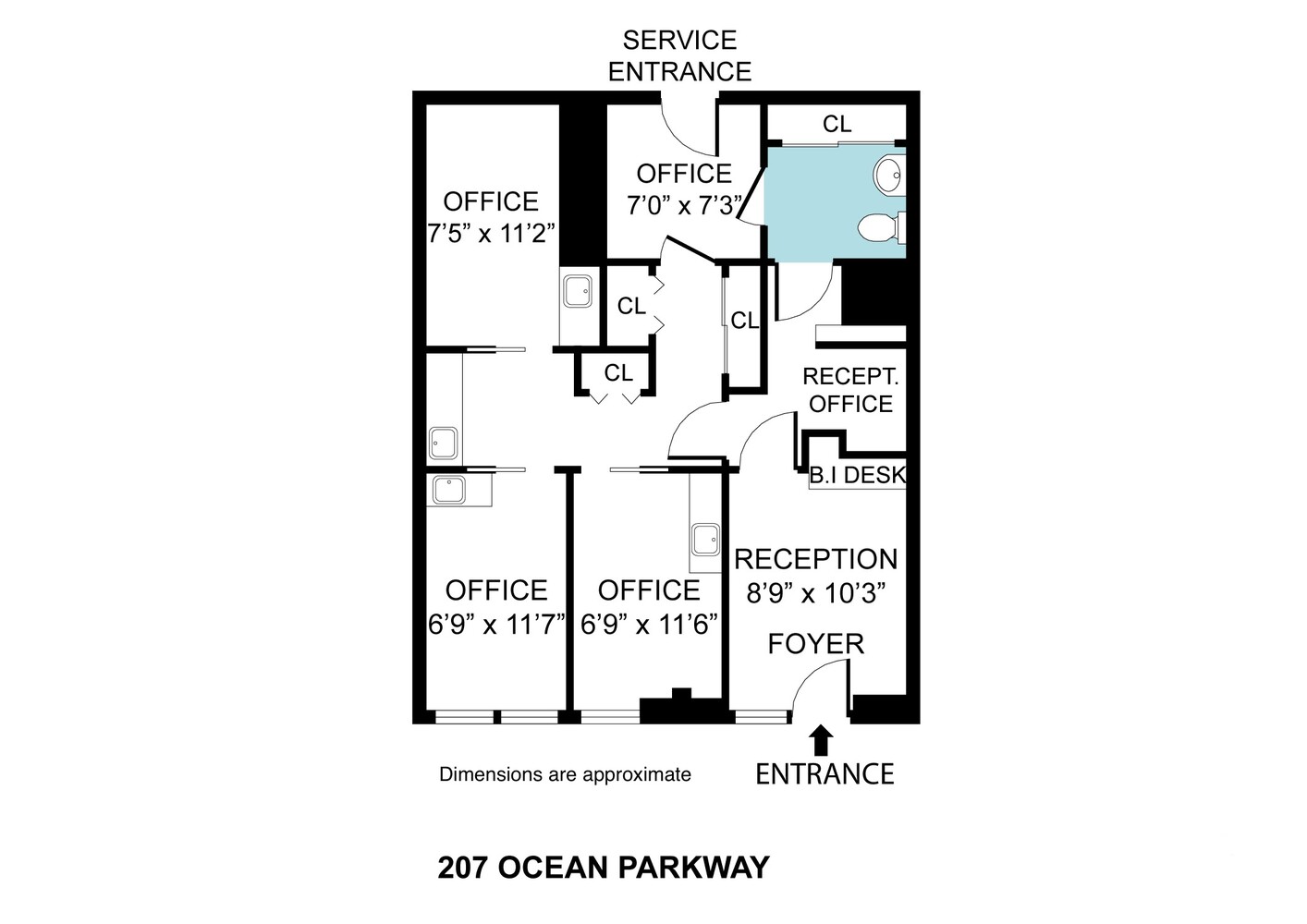 207 OCEAN Parkway #1J, Kensington, Brooklyn, NY 11218 - Property photo 2 of 13
