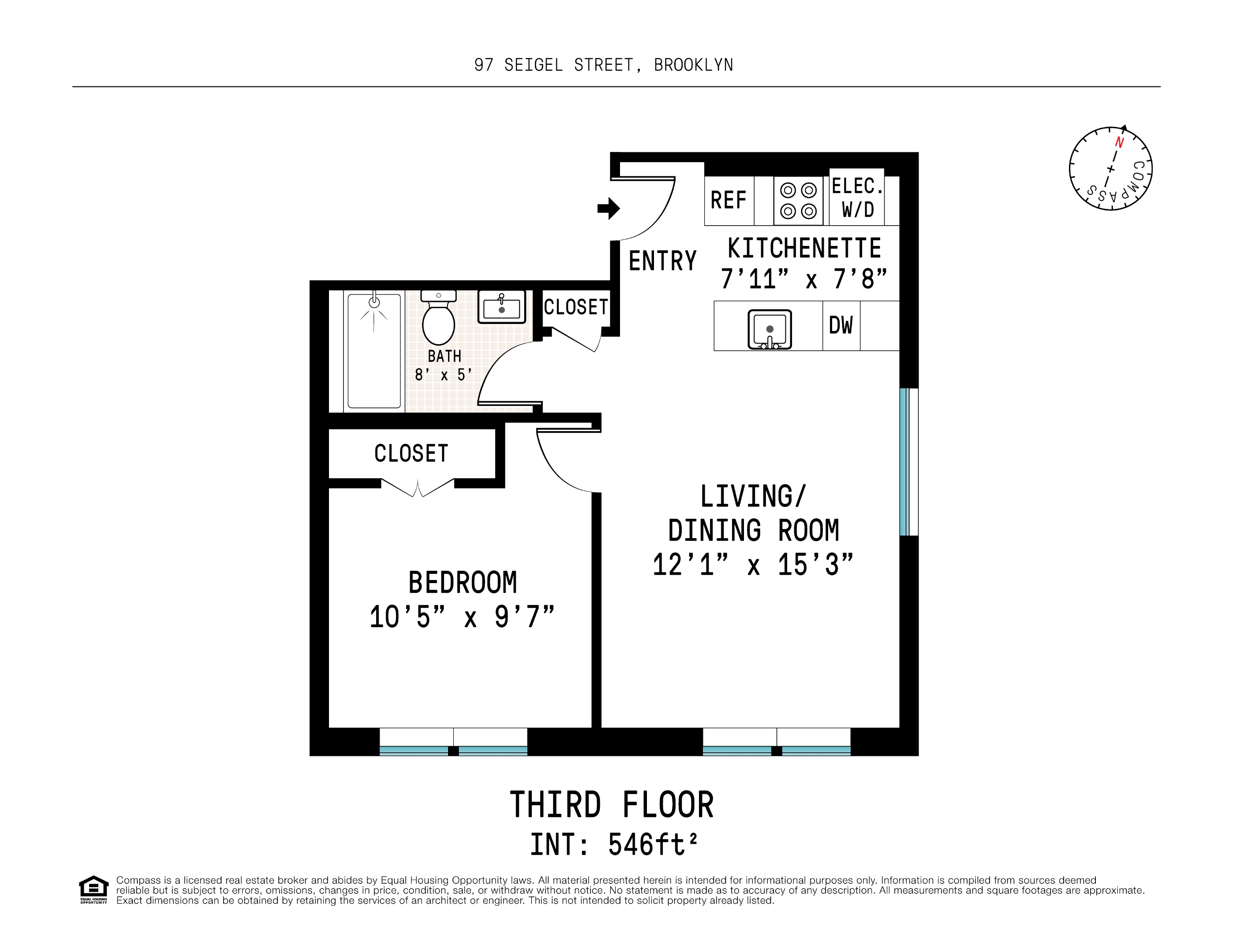 97 Seigel Street #4A, Williamsburg, Brooklyn, NY 11206 - Property photo 2 of 2