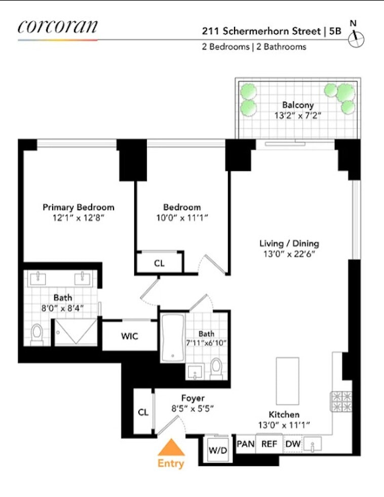 211 SCHERMERHORN Street #5B, Downtown Brooklyn, Brooklyn, NY 11201 - Property photo 2 of 19
