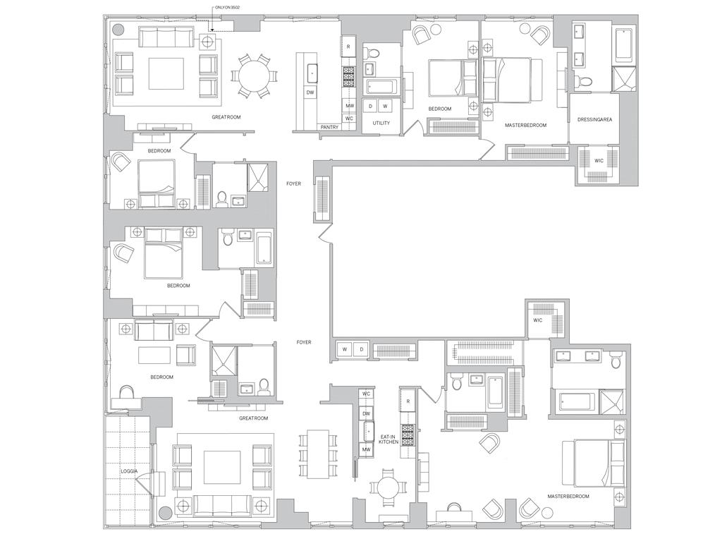 60 Riverside Boulevard #3501, Lincoln Square, Manhattan, NY 10069 - Property photo 2 of 21