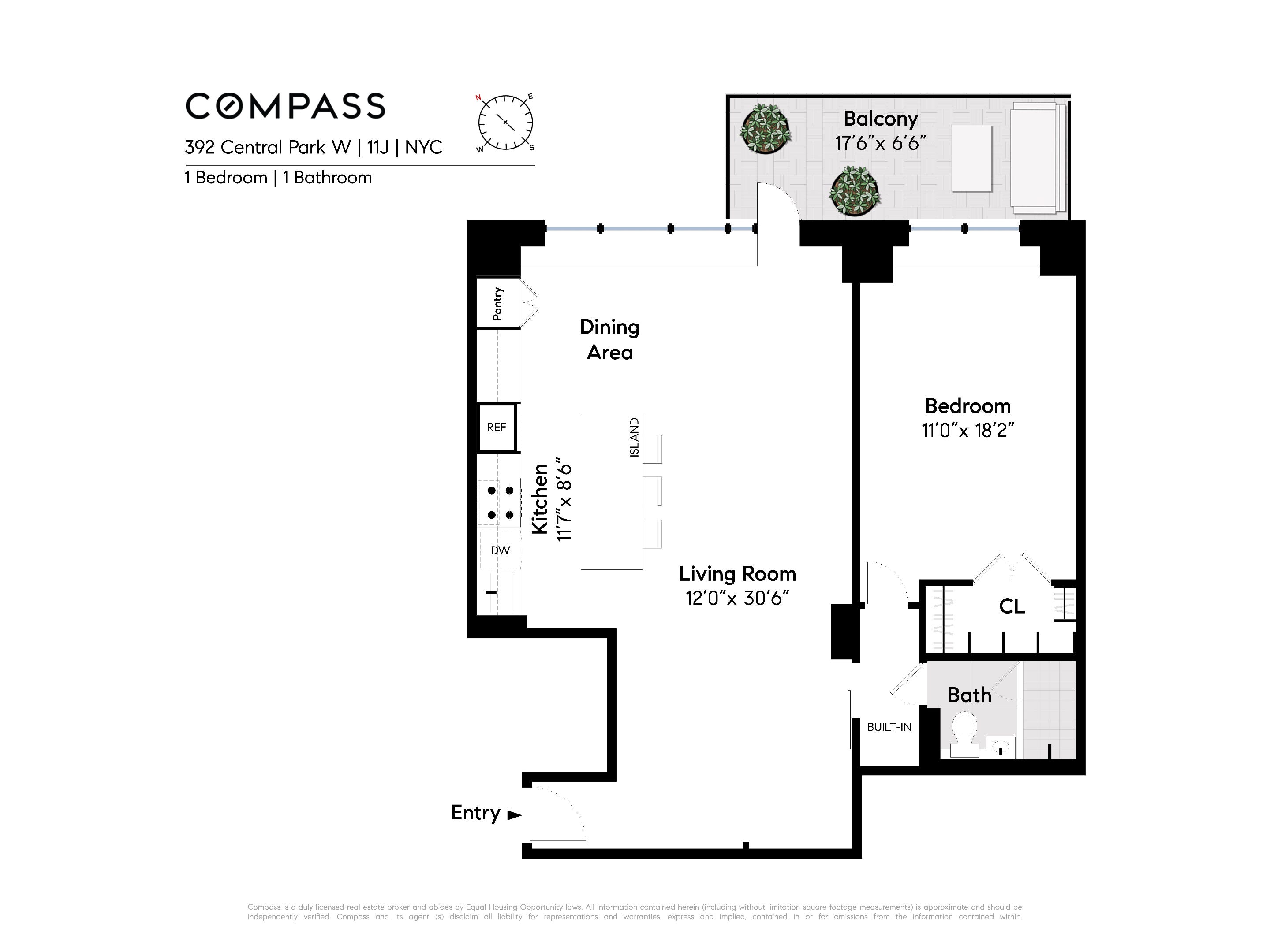 392 Central Park #11J, Upper West Side, Manhattan, NY 10025 - Property photo 2 of 8