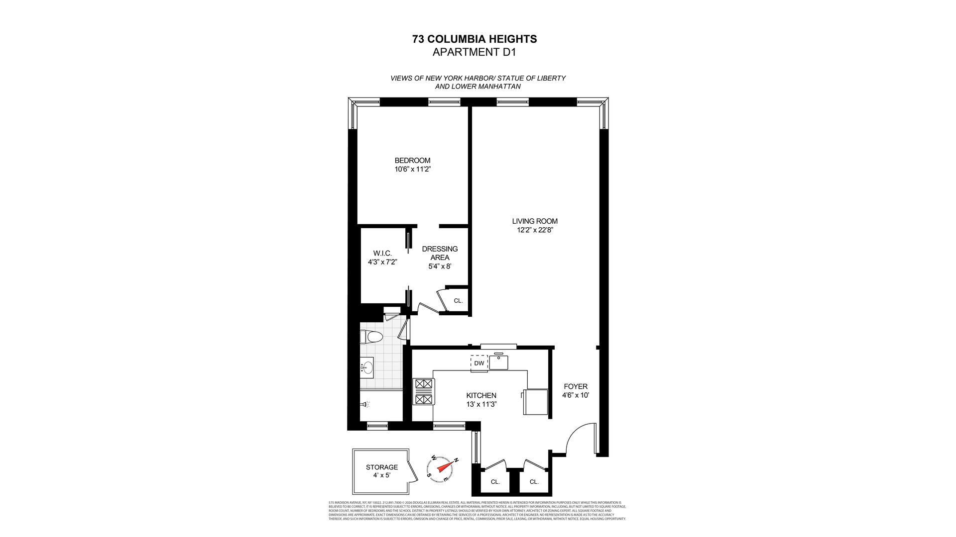 73 COLUMBIA Heights #D1, Brooklyn Heights, Brooklyn, NY 11201 - Property photo 2 of 17