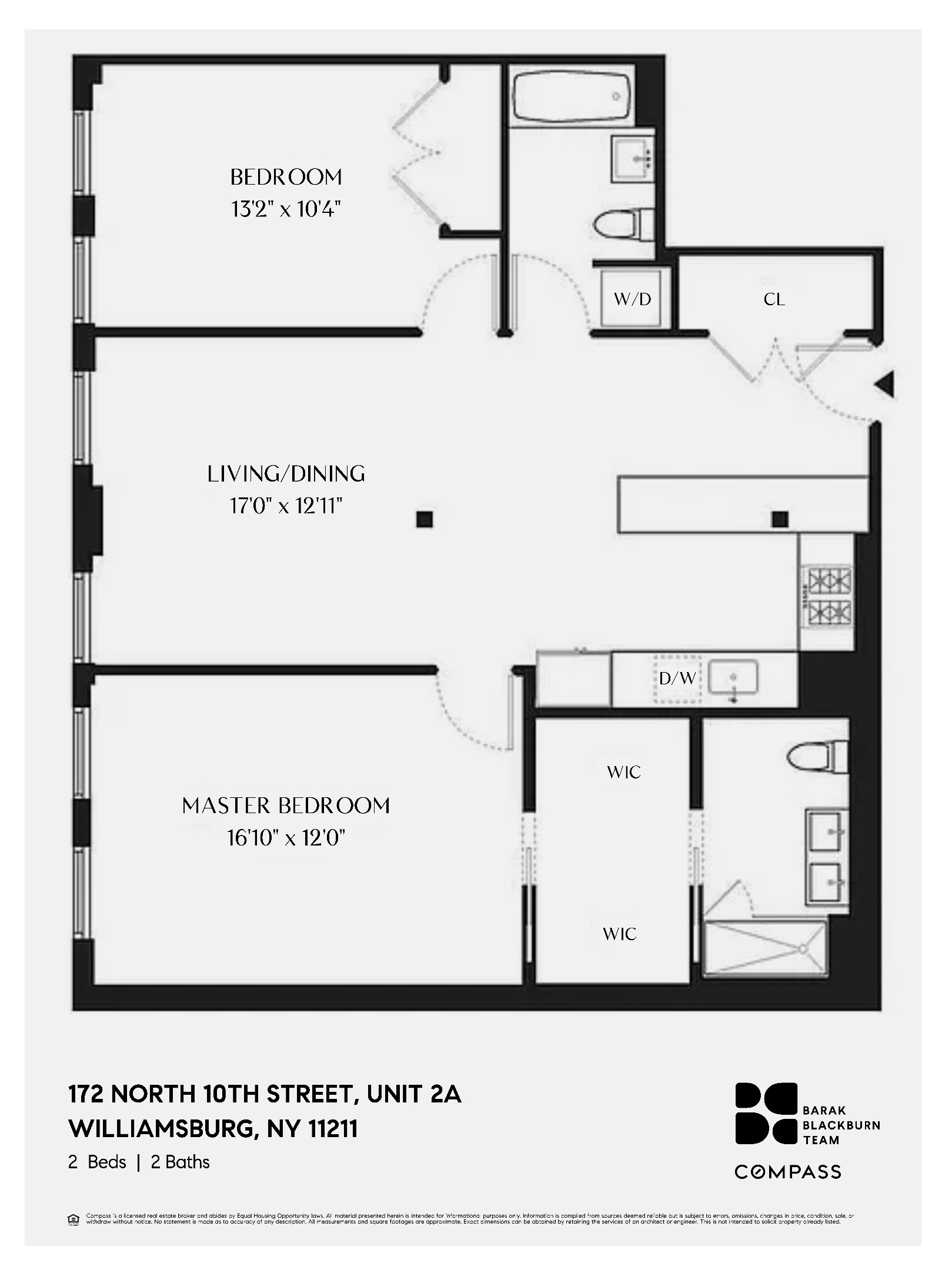 172 North 10th Street #2A, Williamsburg, Brooklyn, NY 11211 - Property photo 2 of 12