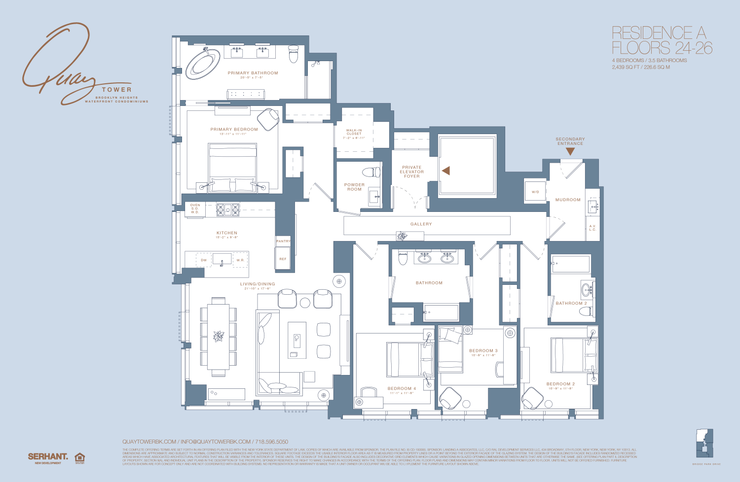 50 BRIDGE PARK Drive #24A, Brooklyn Heights, Brooklyn, NY 11201 - Property photo 2 of 21