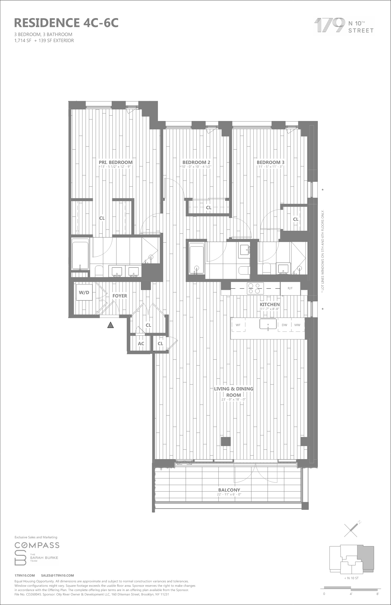 179 North 10th Street #4C, Williamsburg, Brooklyn, NY 11211 - Property photo 2 of 13