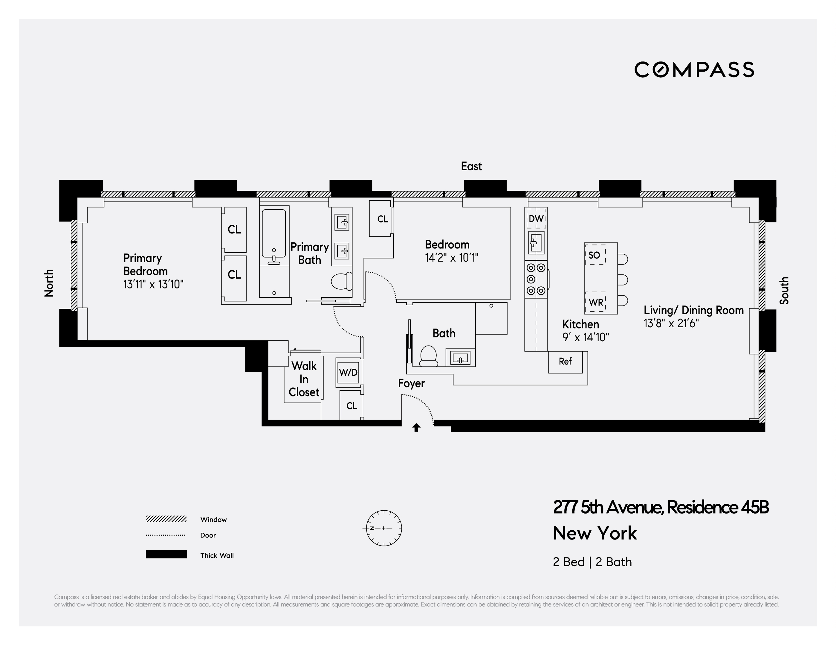 277 5th Avenue #45B, NoMad, Manhattan, NY 10016 - Property photo 2 of 12