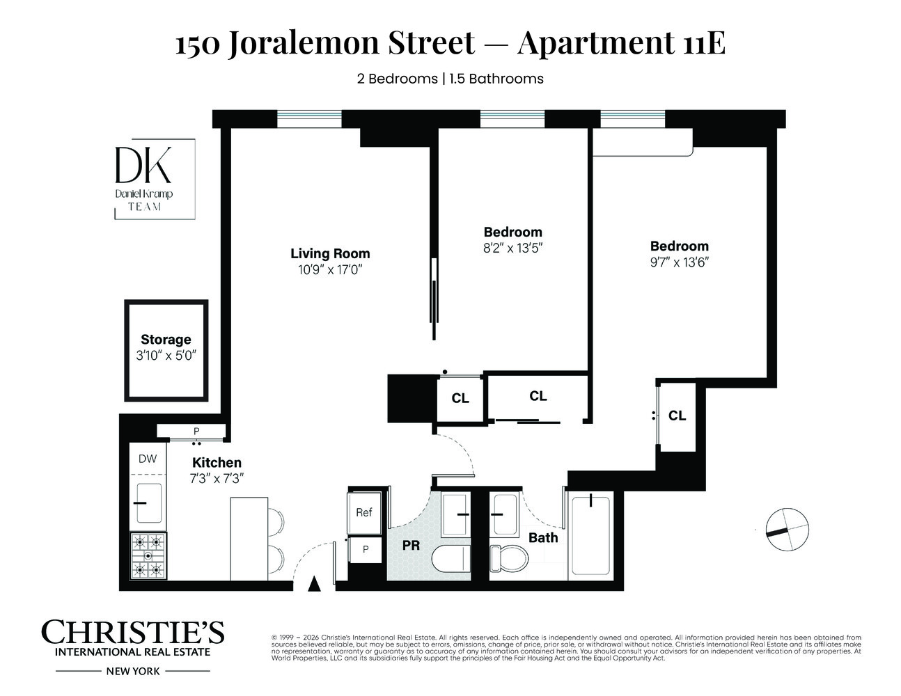 150 JORALEMON Street #11E, Brooklyn Heights, Brooklyn, NY 11201 - Property photo 2 of 8