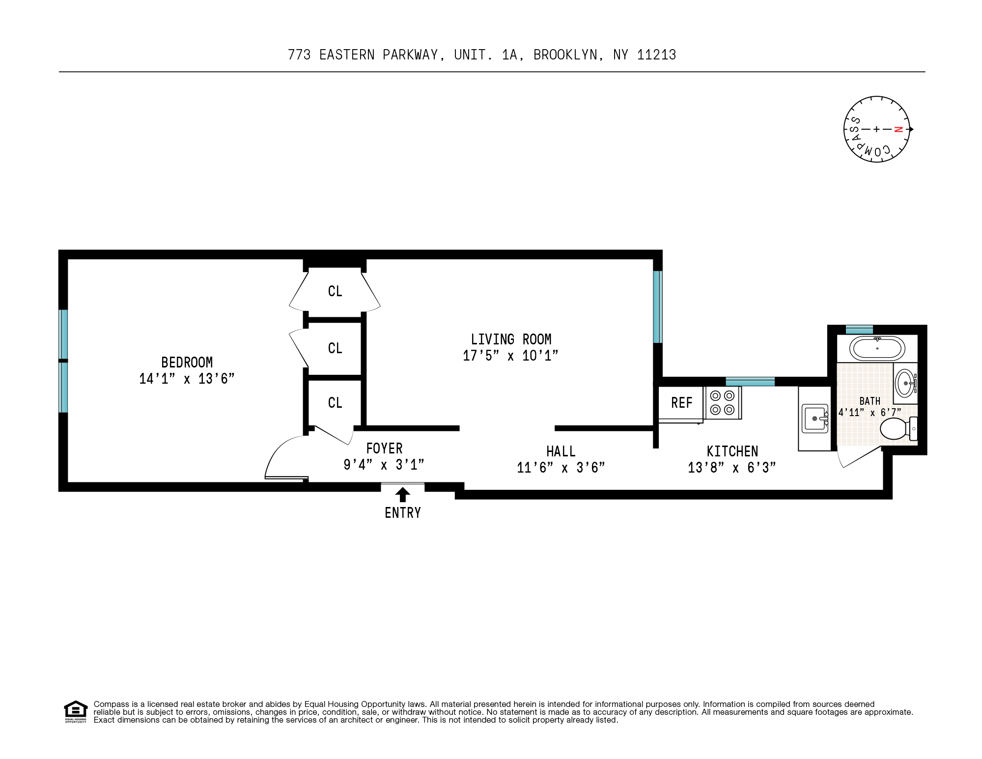 773 Eastern Parkway #1A, Crown Heights, Brooklyn, NY 11213 - Property photo 2 of 5