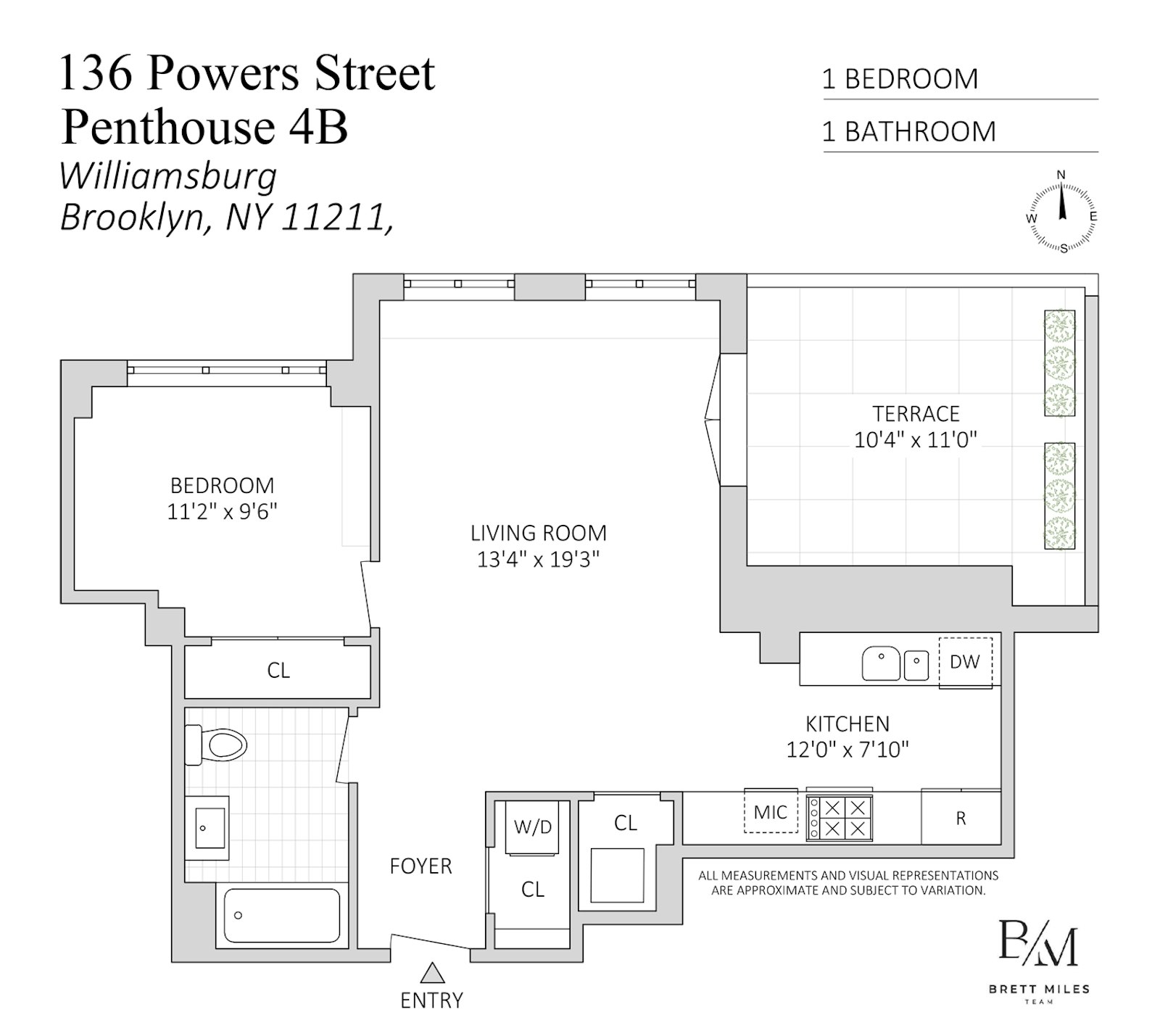 136 POWERS Street #4B, Williamsburg, Brooklyn, NY 11211 - Property photo 2 of 9