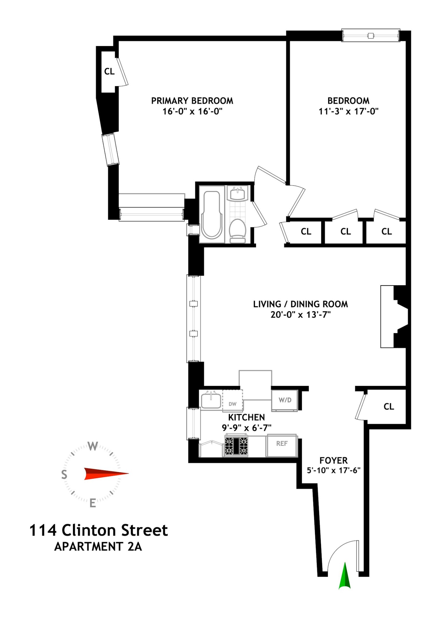 114 CLINTON Street #2A, Brooklyn Heights, Brooklyn, NY 11201 - Property photo 2 of 10