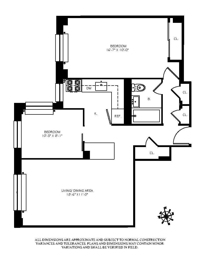 201 Clinton Avenue #7-A, Clinton Hill, Brooklyn, NY 11205 - Property photo 2 of 11
