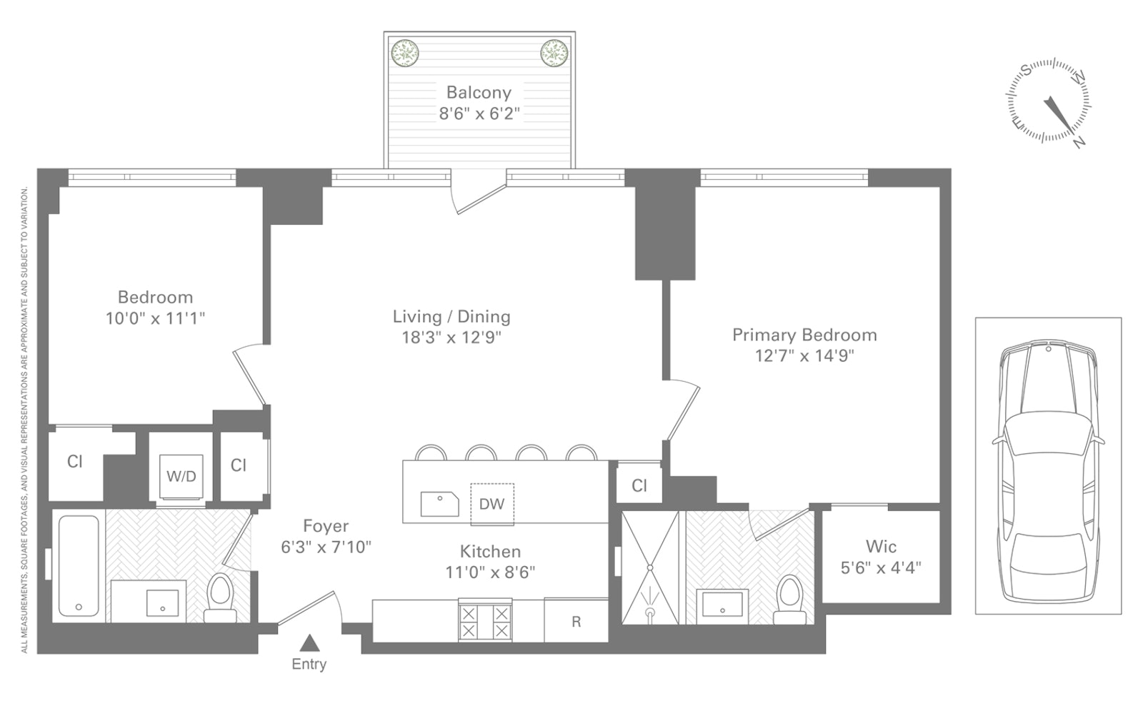 214 North 11th Street #3V, Williamsburg, Brooklyn, NY 11211 - Property photo 3 of 5