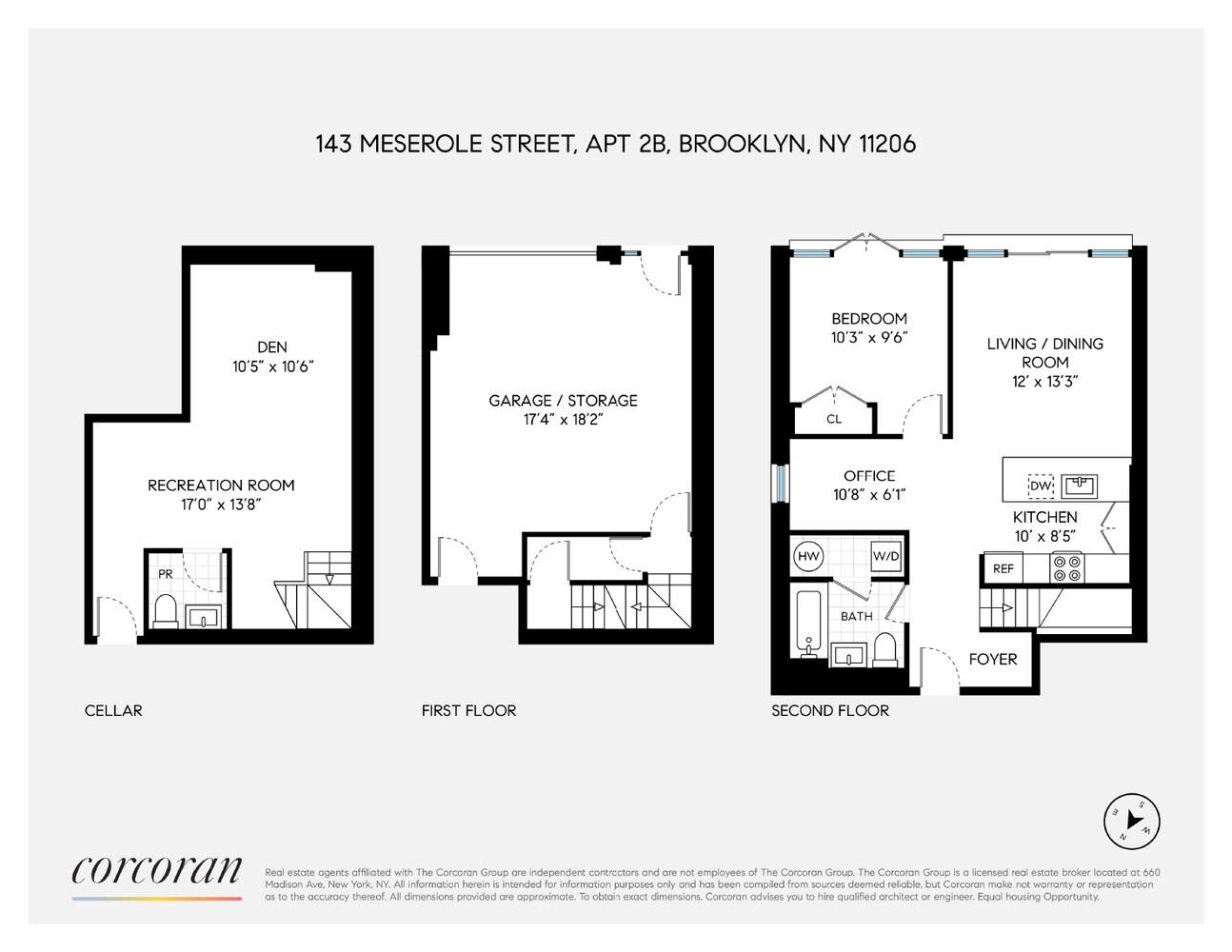 143 MESEROLE Street #2B, Williamsburg, Brooklyn, NY 11206 - Property photo 2 of 13