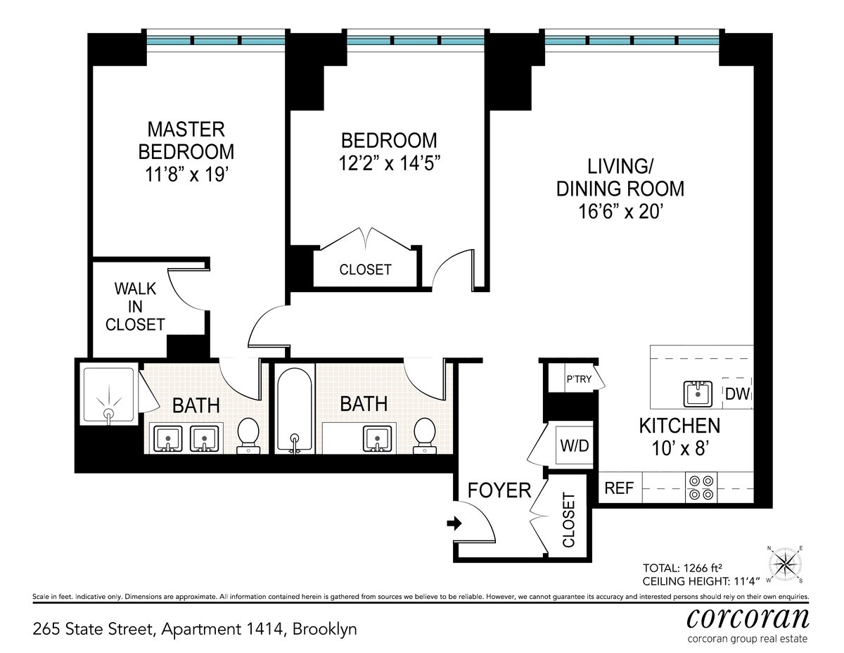 265 STATE Street #1414, Boerum Hill, Brooklyn, NY 11201 - Property photo 3 of 8