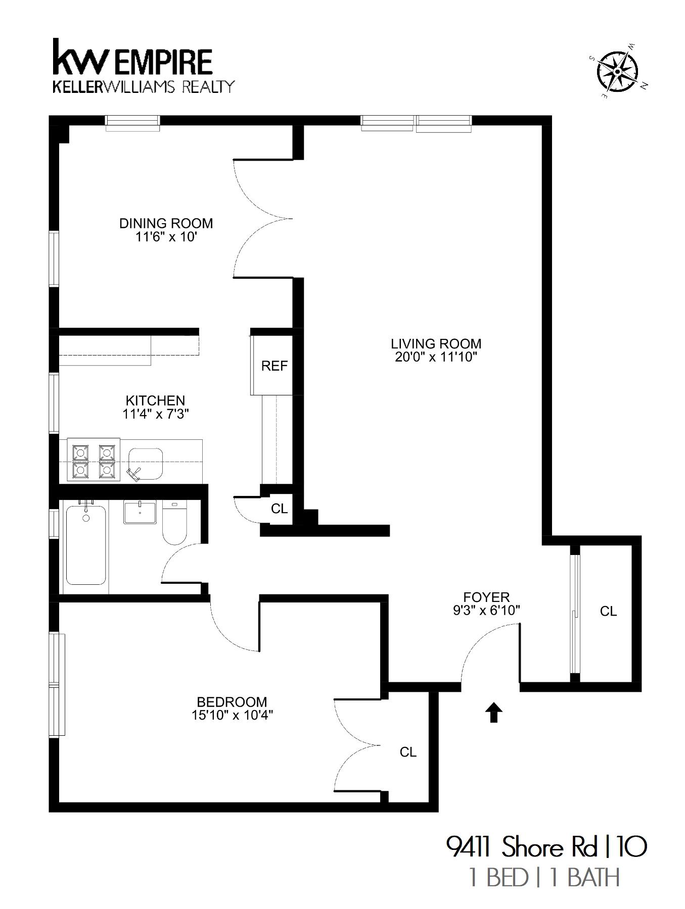 9411 Shore Road #1-O, Fort Hamilton, Brooklyn, NY 11209 - Property photo 2 of 19