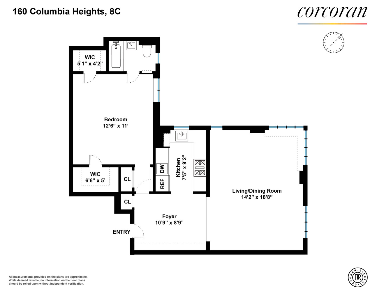 160 COLUMBIA Heights #8C, Brooklyn Heights, Brooklyn, NY 11201 - Property photo 2 of 12