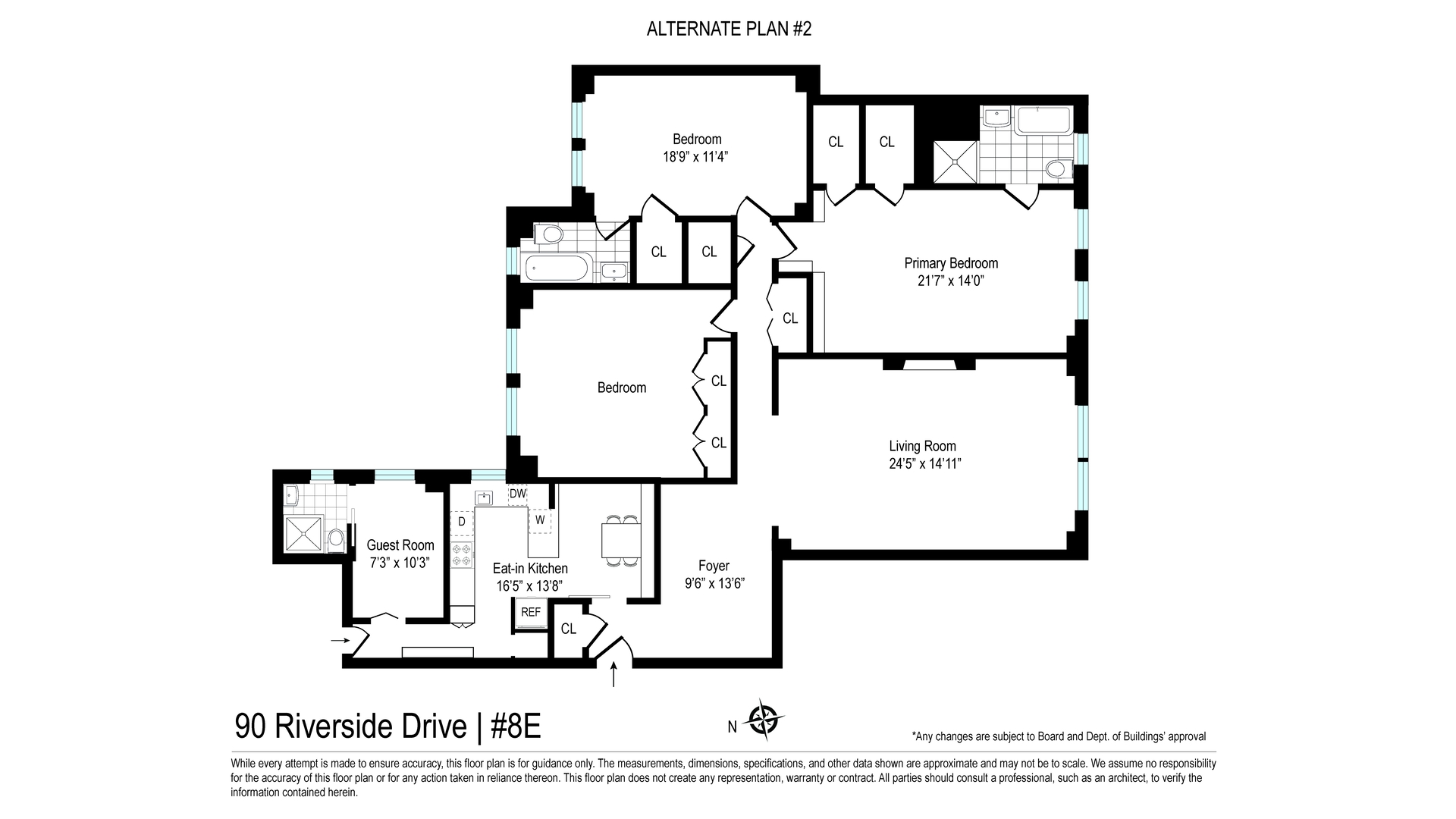 90 RIVERSIDE Drive #8E, Upper West Side, Manhattan, NY 10024 - Property photo 5 of 31