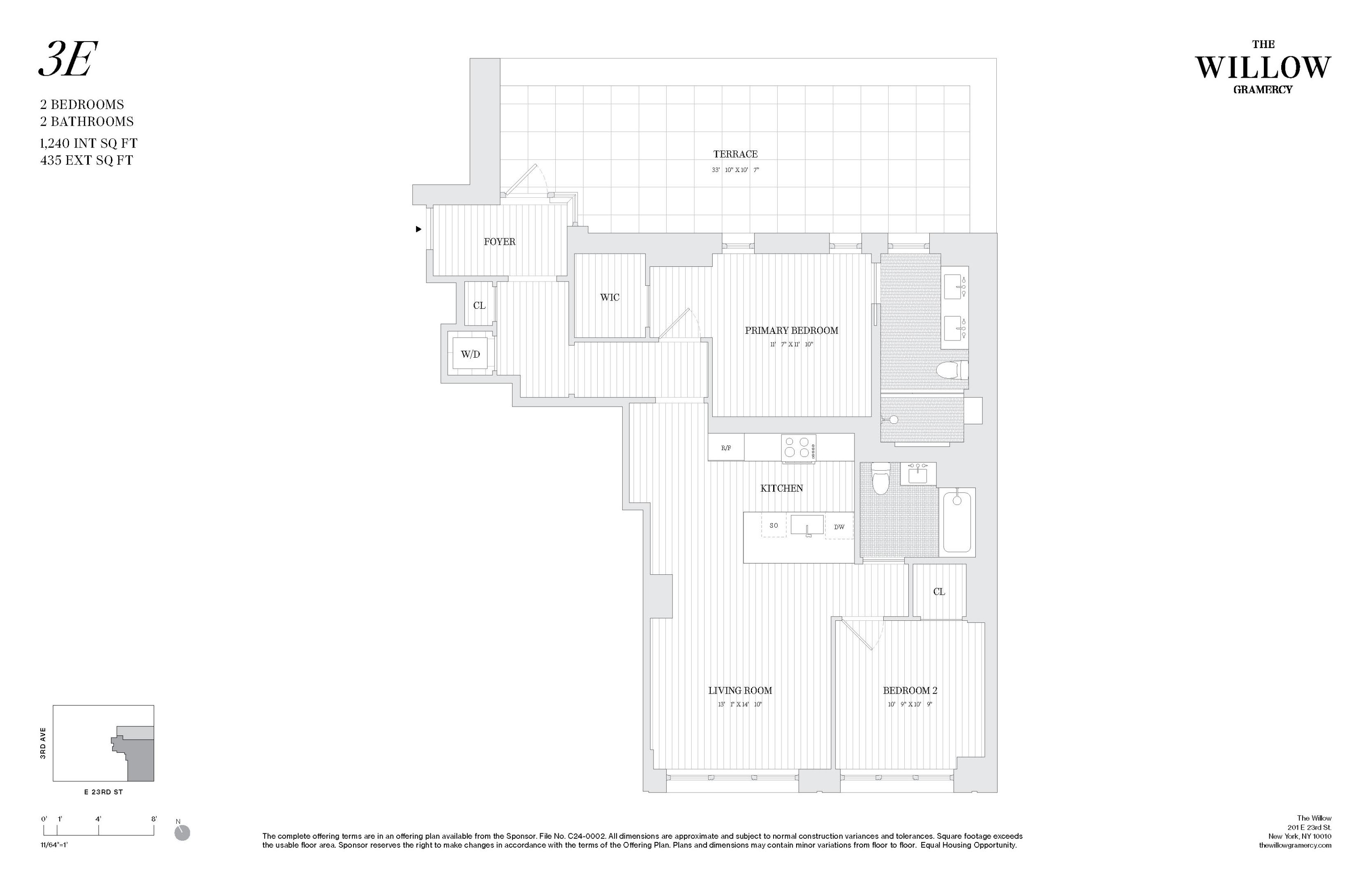 201 East 23rd Street #3E, Gramercy Park, Manhattan, NY 10010 - Property photo 2 of 19