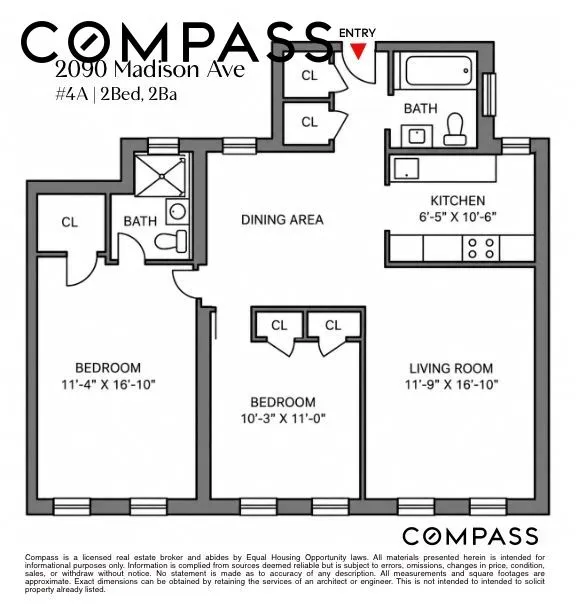 2090 Madison Avenue #4A, New York, NY 10037
