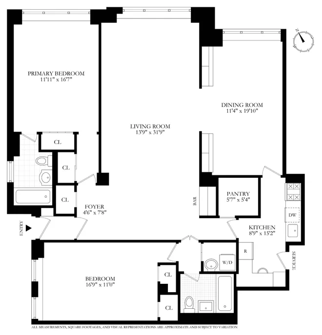 45 Sutton Place #1-B, New York, NY 10022